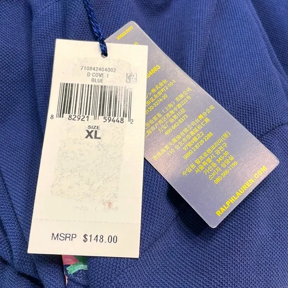 NWT Polo Ralph Lauren
Custom Slim Fit Floral Mesh Polo Shirt - Picture 6 of 8